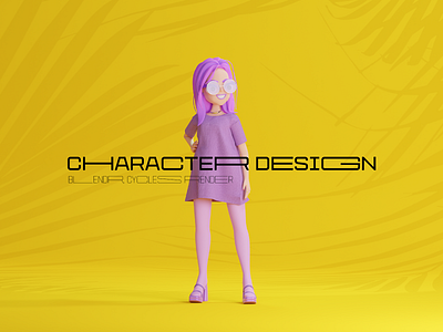 Character design 3d 3dartwork blender character character design illustration lowpoly lowpolyart modeling