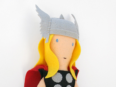 THOR avengers craft doll felt hammer kirby mjölnir thor