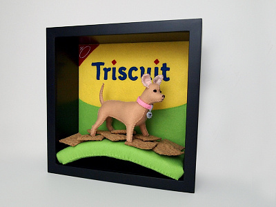 Triscuit the chihuahua chihuahua cracker dog felt pet triscuit