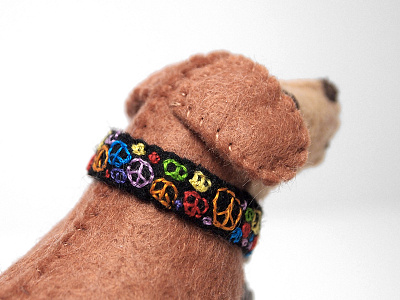 felty dog collar