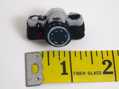 Super Tiny Felt Olympus OM10 camera camera felt handmade micro olympus sewn