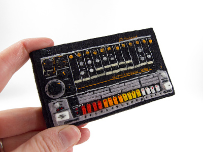 Felty Roland TR-808 composer felt micro rhythm roland