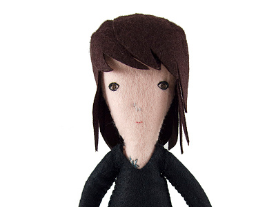 100 Days of Dolls 100 days dolls felt hand handmade portrait stitched