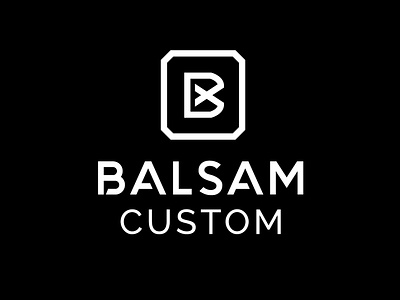 Balsam Custom Home Builder branding concept construction contractor greenville home builder