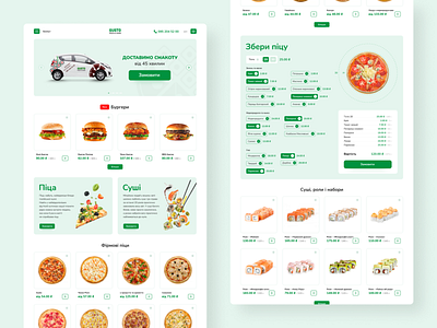 Restaurant website design