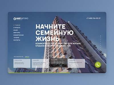 Realty website concept