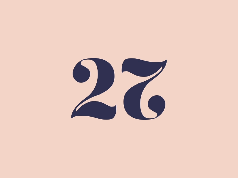 27 27 animation numbers upsidedown