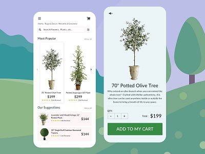Plant App Design Concept Sales