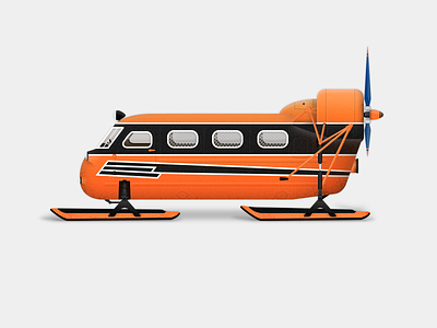 Aerosani Ka-30 aerosani illustration ka 30 transport vector