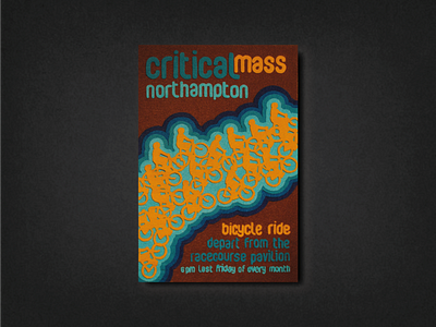 Poster design - Critical Mass Northampton