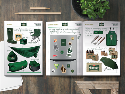 DREHER beer gift products catalogue catalogue design design product page publication typography