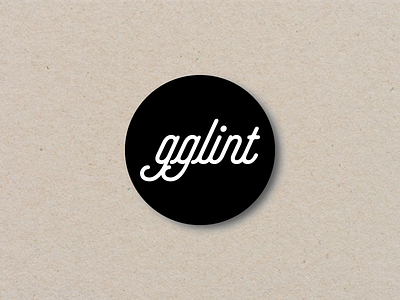 GGLINT logo branding design logo typography vector