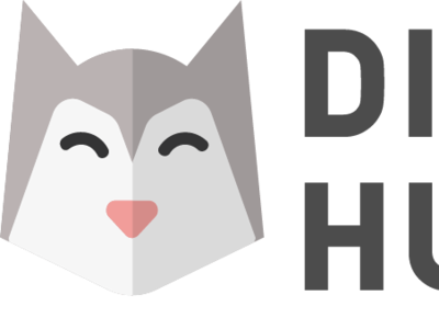 Digital Huski Logo branding logo