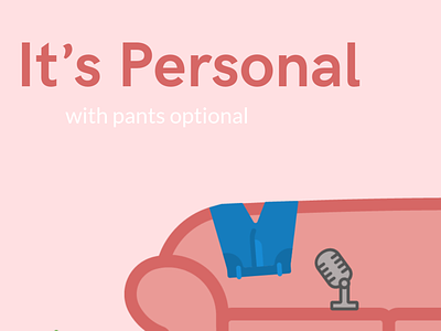 It's Personal Podcast branding illustration