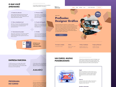 Graphic Design Course Landing Page