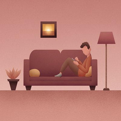 Living room illustration