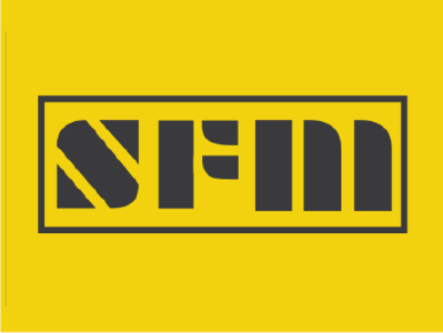 SFM logo logo rebranding yellow