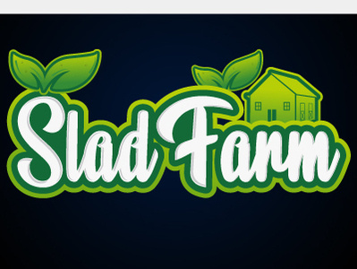 Sladfarm 4 01 branding design fresh design illustrator logo typography vector