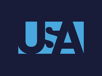 USA branding design icon logo