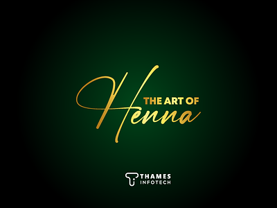 The Art of Henna Logo henna henna artist logo mehndi logo the art of henna logo