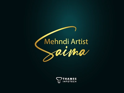 Mehndi Artist Saima Logo design henna logo logo logodesign mehndi artist saima mehndi logo