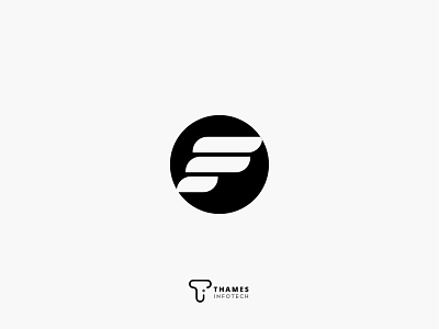Typographic F Logo Concept design flat graphics illustration logo logodesign typography vector