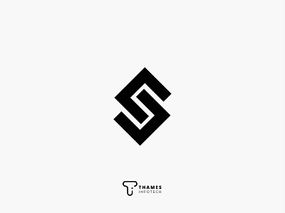 Typographic S Logo Concept