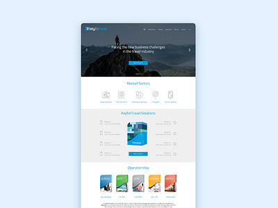 Key4Travell Product Page design ui ux web