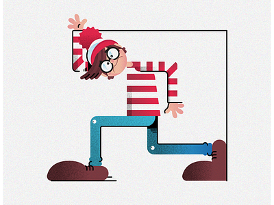 Where's Waldo art book character design vector waldo wally