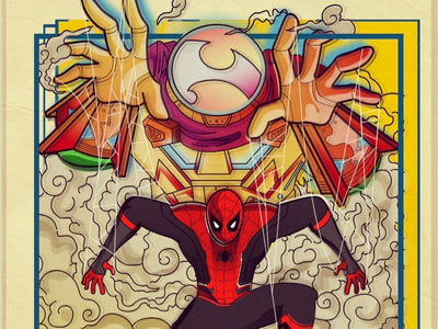 Spider-man Far from Home illustration