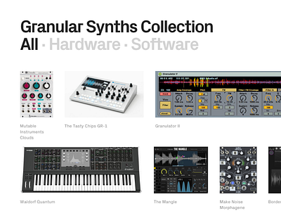 Granular Synths Collection