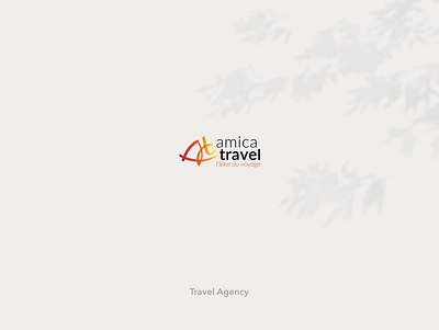 Amica Travel brand brand design brand identity branding branding and identity company logo creative design creative logo design identity logo mark travel