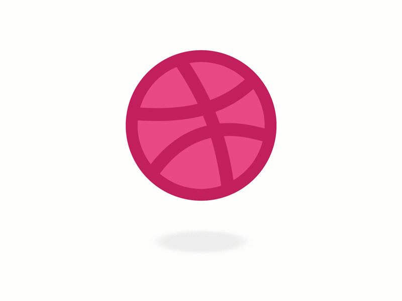 Smooth Dribbble Loading Animation Concept