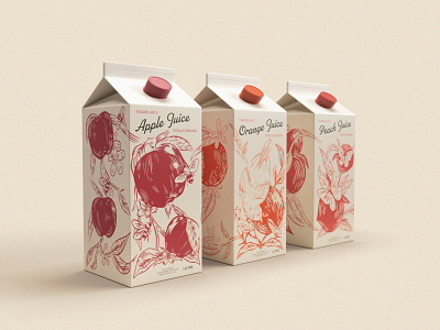 Trader Joe's Totally Organic Juices dimension illustration packaging packagingdesign