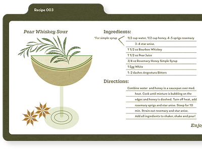 Drink Recipe Card 003