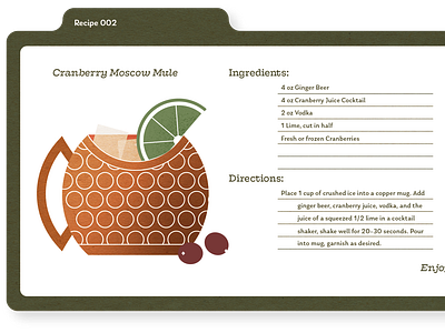 Drink Recipe Card 002