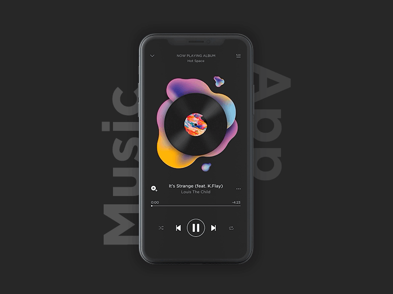 Music App concept