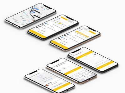 Iphone Xs Max Isometric Onfloor Mockup