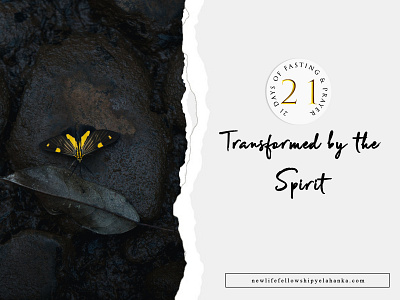 Transformed by the Spirit : Church Poster Design