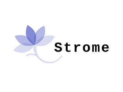 Strome Logo : Concept branding clean color design icon illustration logo opacity typography ui vector