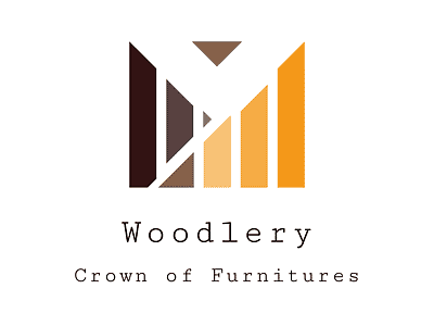 Woodlery Logo : Concept branding clean color crown crown logo design icon illustration simple forms typography ui vector
