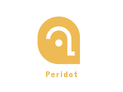 Peridot Logo : Concept branding clean color design icon logo ui vector