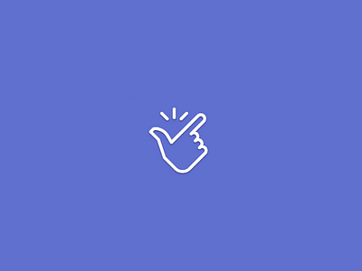 Trigger Finger- "Like" Button Thumb Snap branding clean color design icon microinteraction typography ui