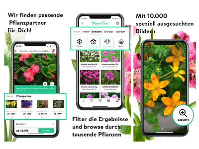 FlowerCam App app design design ecology nature