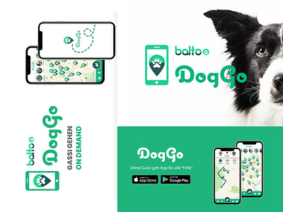 Baltoo Apps DogGo app design design dog flyer design graphic design pets