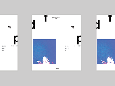 dfrnt pigeon design layout minimal typography