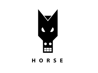 HORSE icon illustration