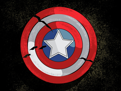 Avengers endgame - Captain America artwork avengers avengers endgame illustration illustrator marvel marvel comics