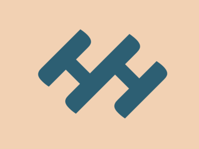 Hisab logo design flat icon logo