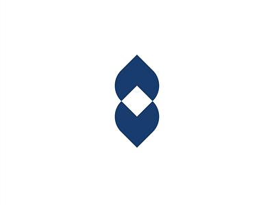 Minimal abstract logo abstract design flat icon logo